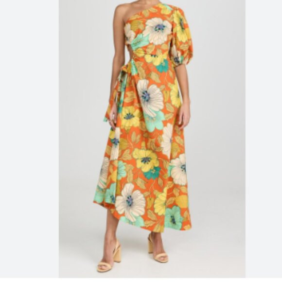 Alemais Piato One Shoulder Midi Dress - Picture 1 of 4
